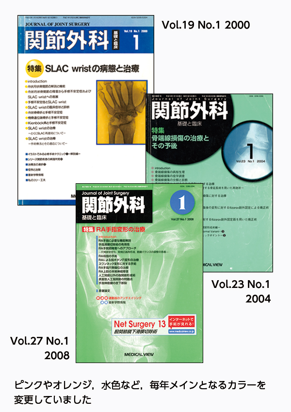 表紙で見る関節外科 創刊号