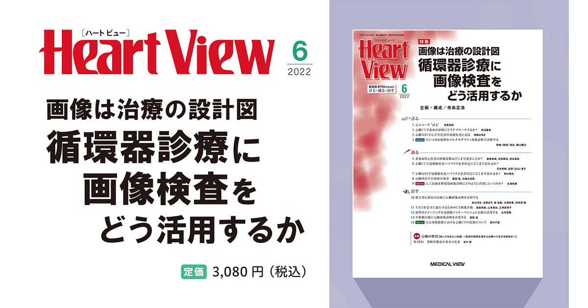 メジカルビュー社｜Heart View特集一覧｜Heart View 2022年6月号